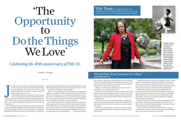 The Opportunity to Do the Things We Love