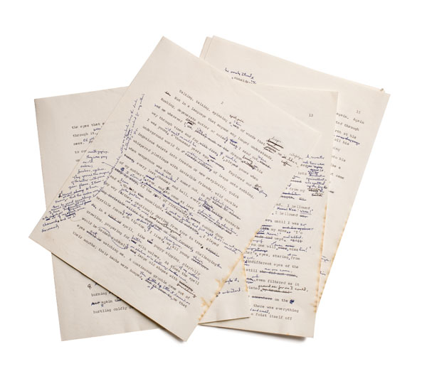 Original Typescript of Grendel with Author’s Corrections