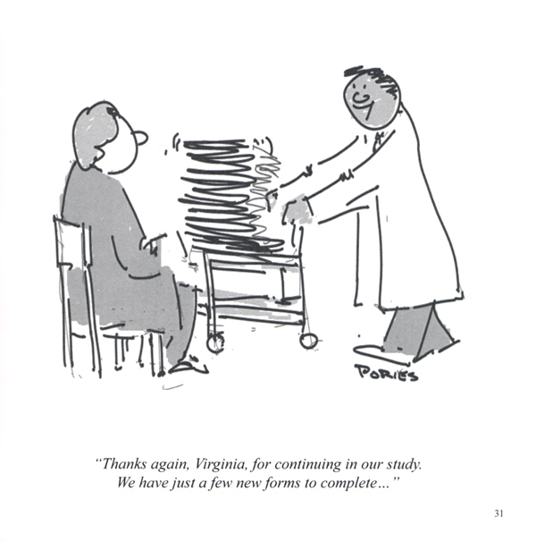 Walter Pories cartoon