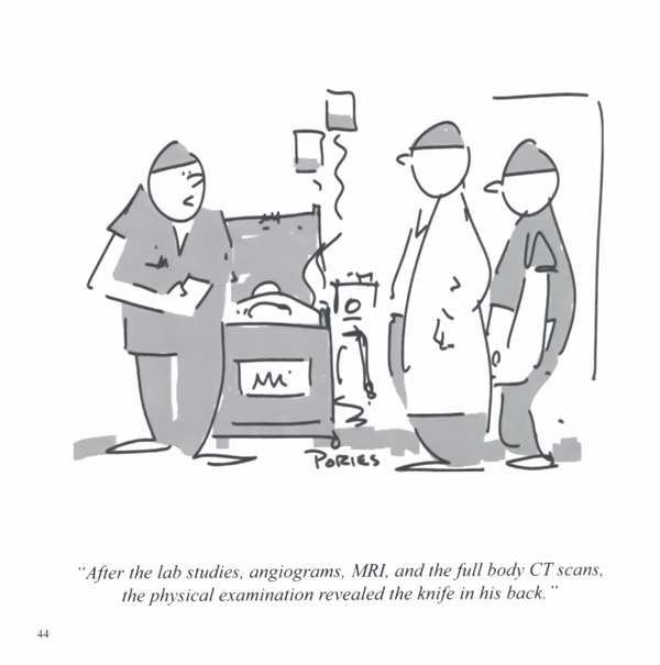Walter Pories cartoon