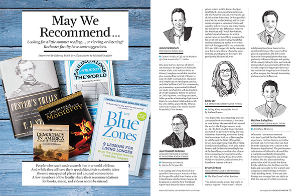 May We Recommend . . .