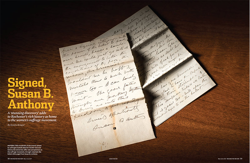 Signed, Susan B. Anthony