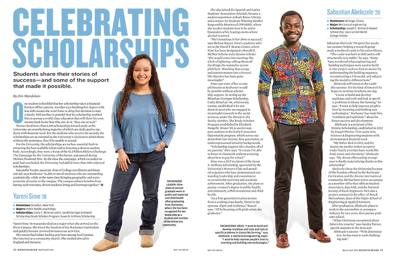 Celebrating Scholarships