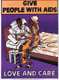 University of Rochester AIDS collection poster