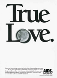 University of Rochester AIDS collection poster