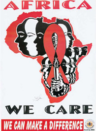 University of Rochester AIDS collection poster