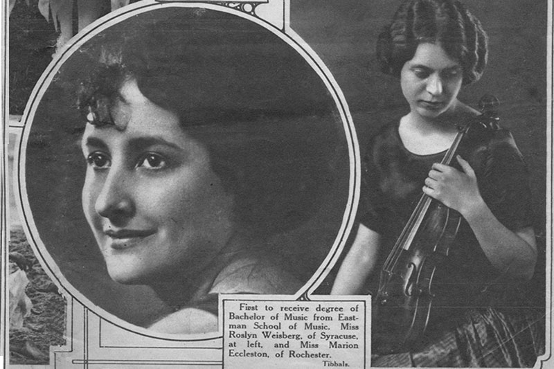 Eastman School of Music bachelors degree women