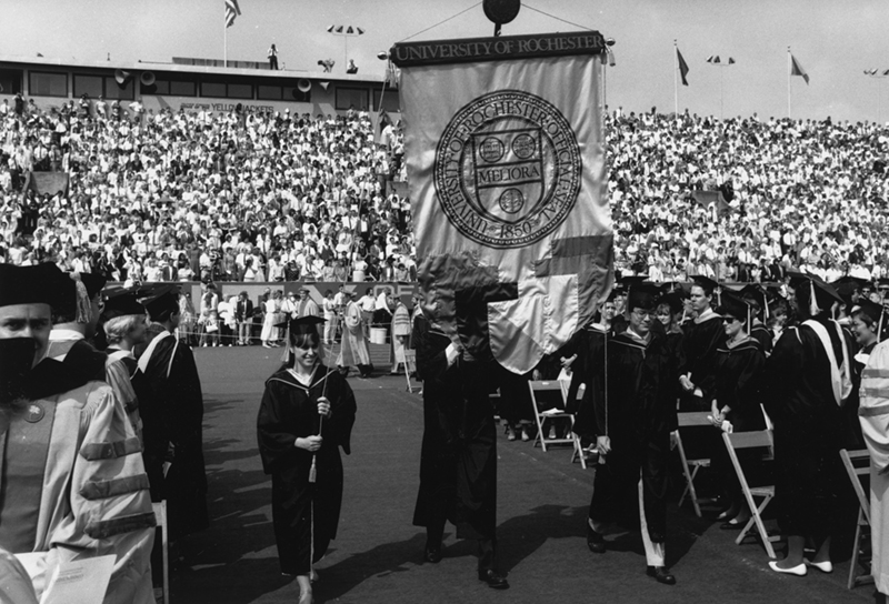University of Rochester commencement fauver stadium