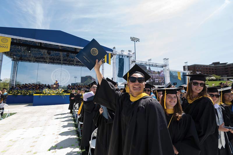 University of Rochester graduation ceremony