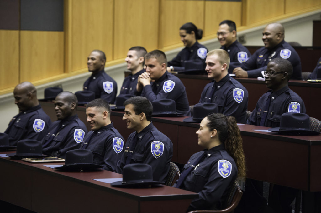 University of Rochester's Department of Public Safety graduation ceremony
