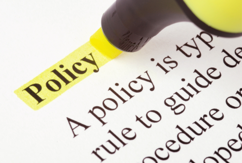 an image that says policy highlighted