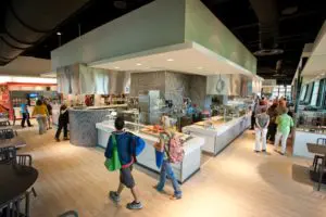 Picture of dining center.