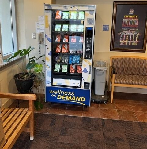 Wellness on demand vending machine