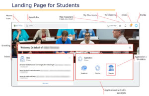 Student Home page