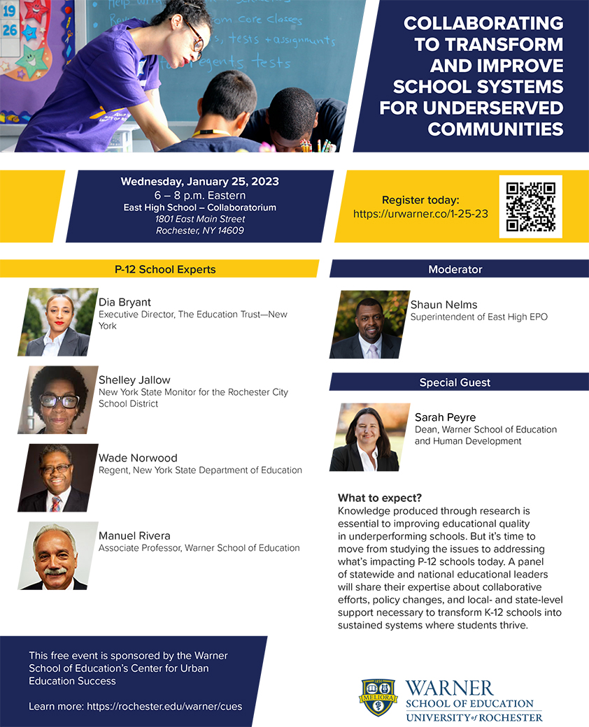 Collaborating to Transform and Improve School Systems for Underserved Communities