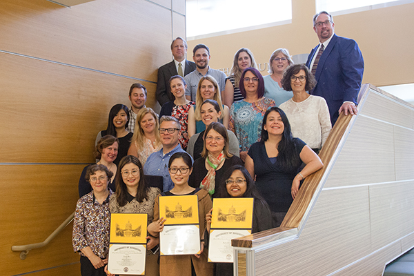 Graduates of advanced certificate program in online teaching