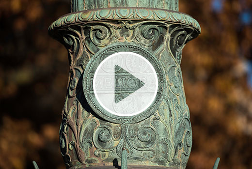video screen shot of flagpole